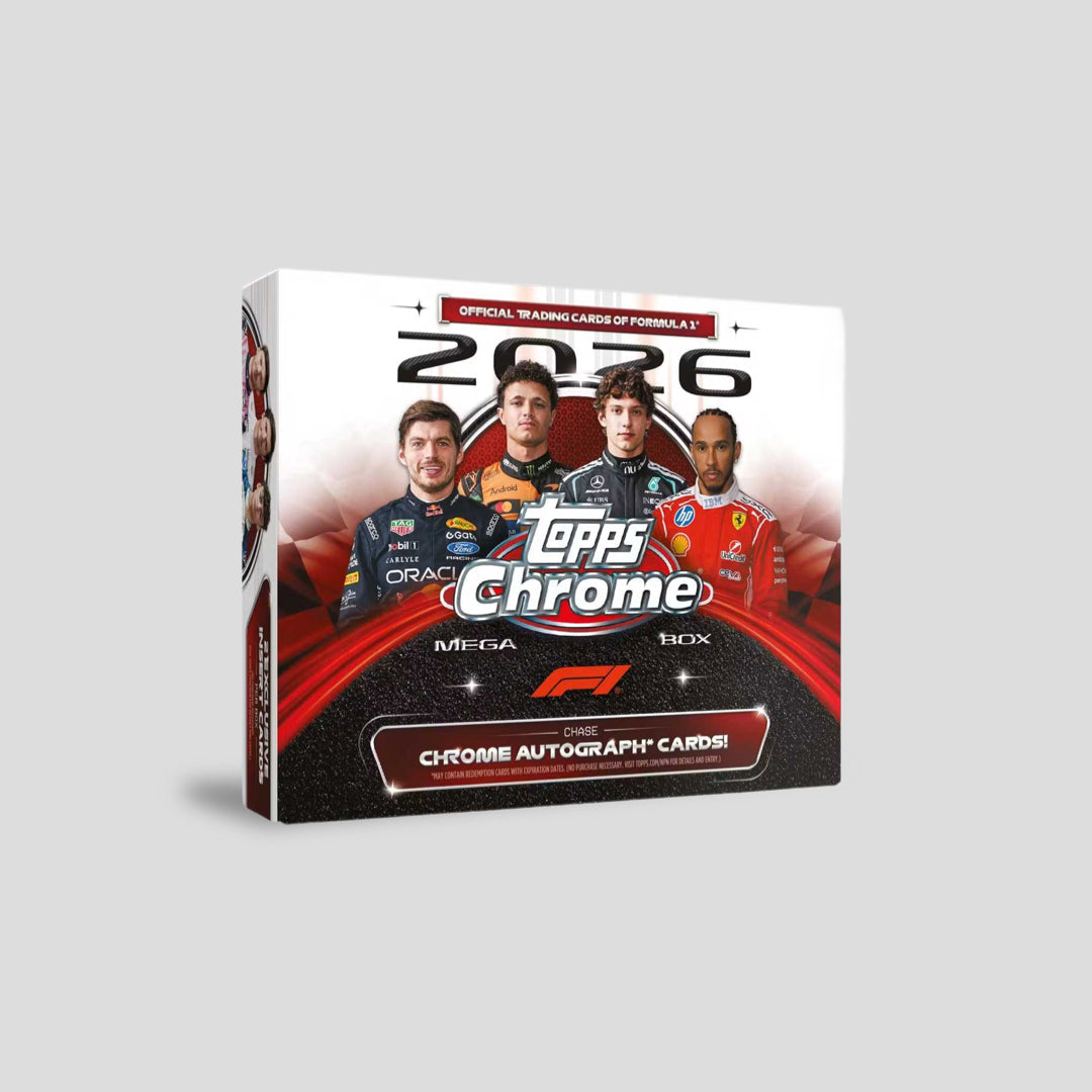 2026 Topps Chrome Formula 1 Mega Box and Blaster Box